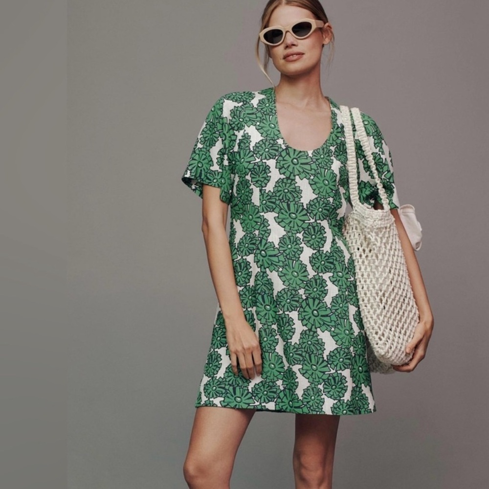 Anthro Linen Mini